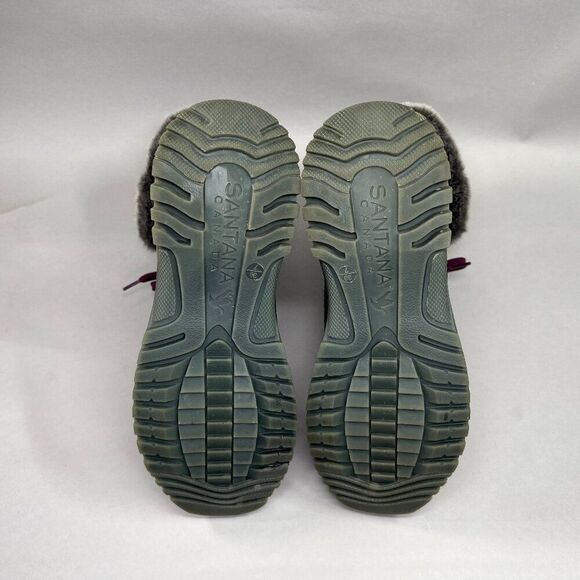 Santana Canada Maldine 2 Boots Women's Size 7 Black Leather Faux Fur Winter Boot - Picture 11 of 15